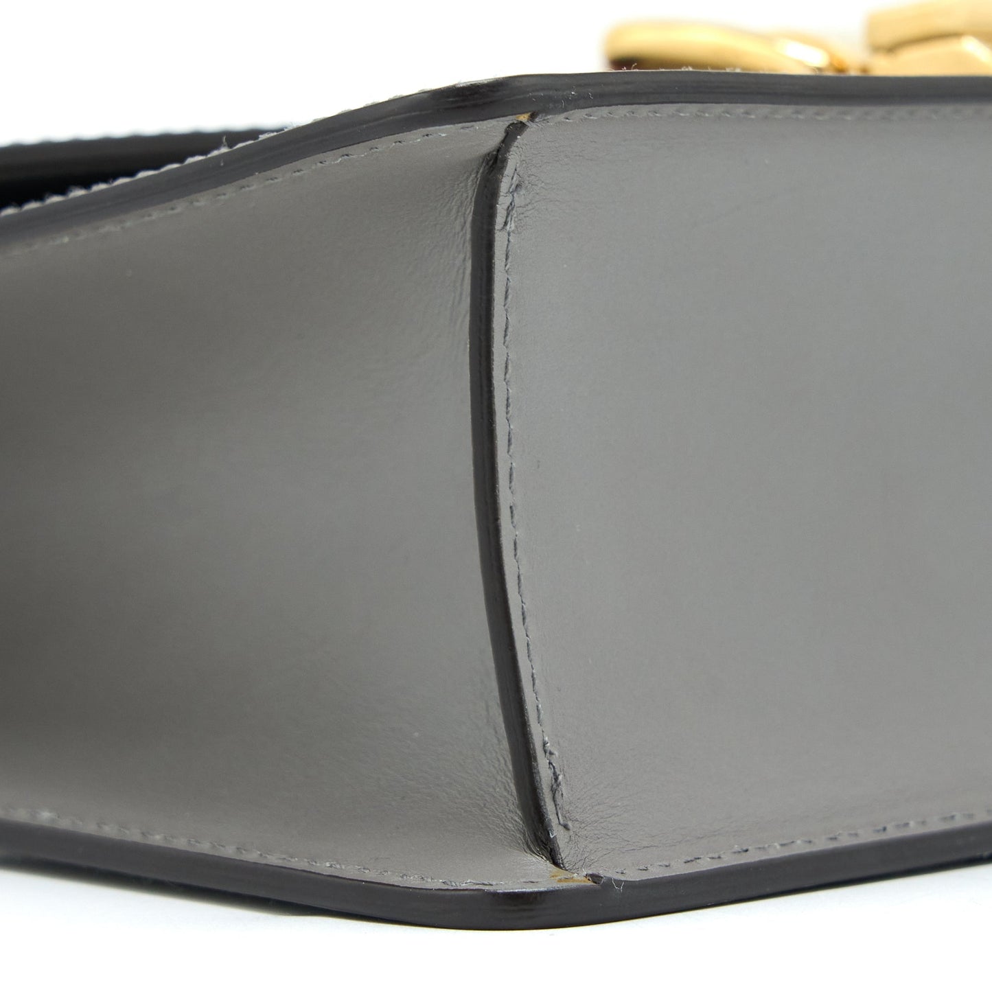 Gucci Small Sylvie Shoulder Bag Calfskin Grey
