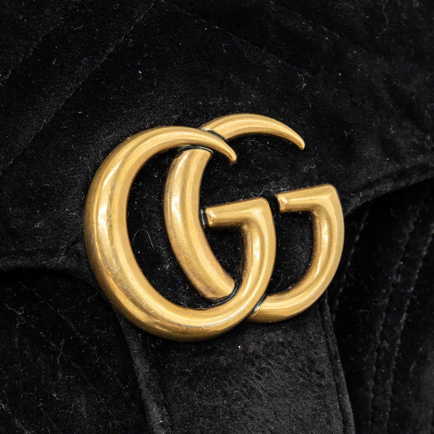 Gucci Mini Marmont Velvet Black