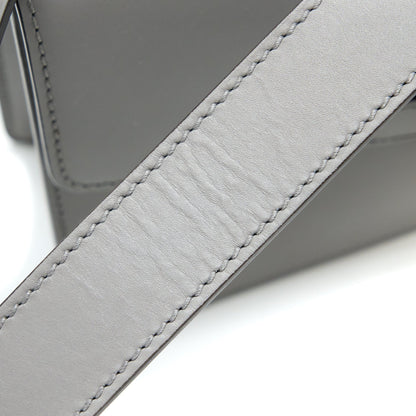 Gucci Small Sylvie Shoulder Bag Calfskin Grey