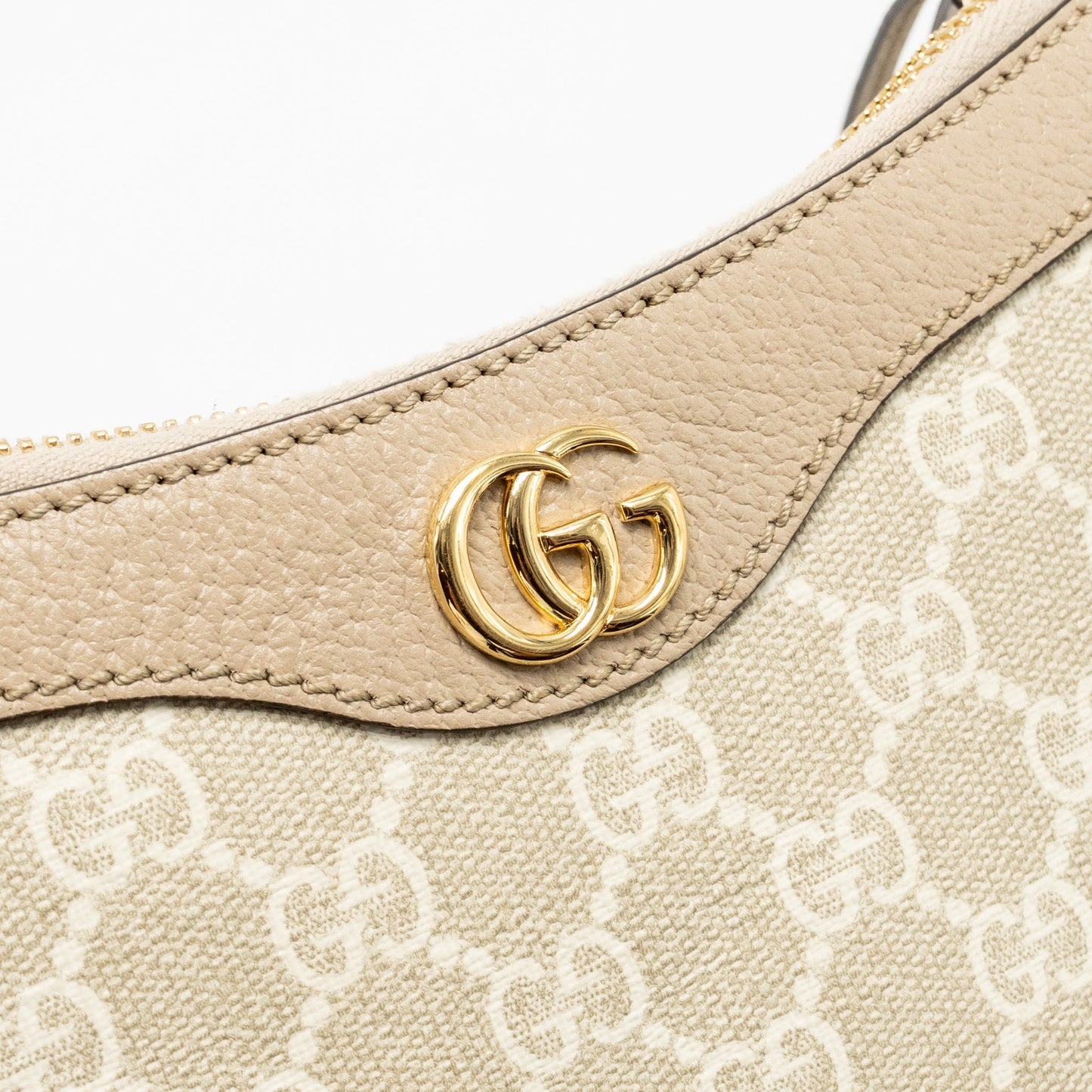 Gucci Ophidia Small Shoulder Bag GG Supreme Canvas Beige / White