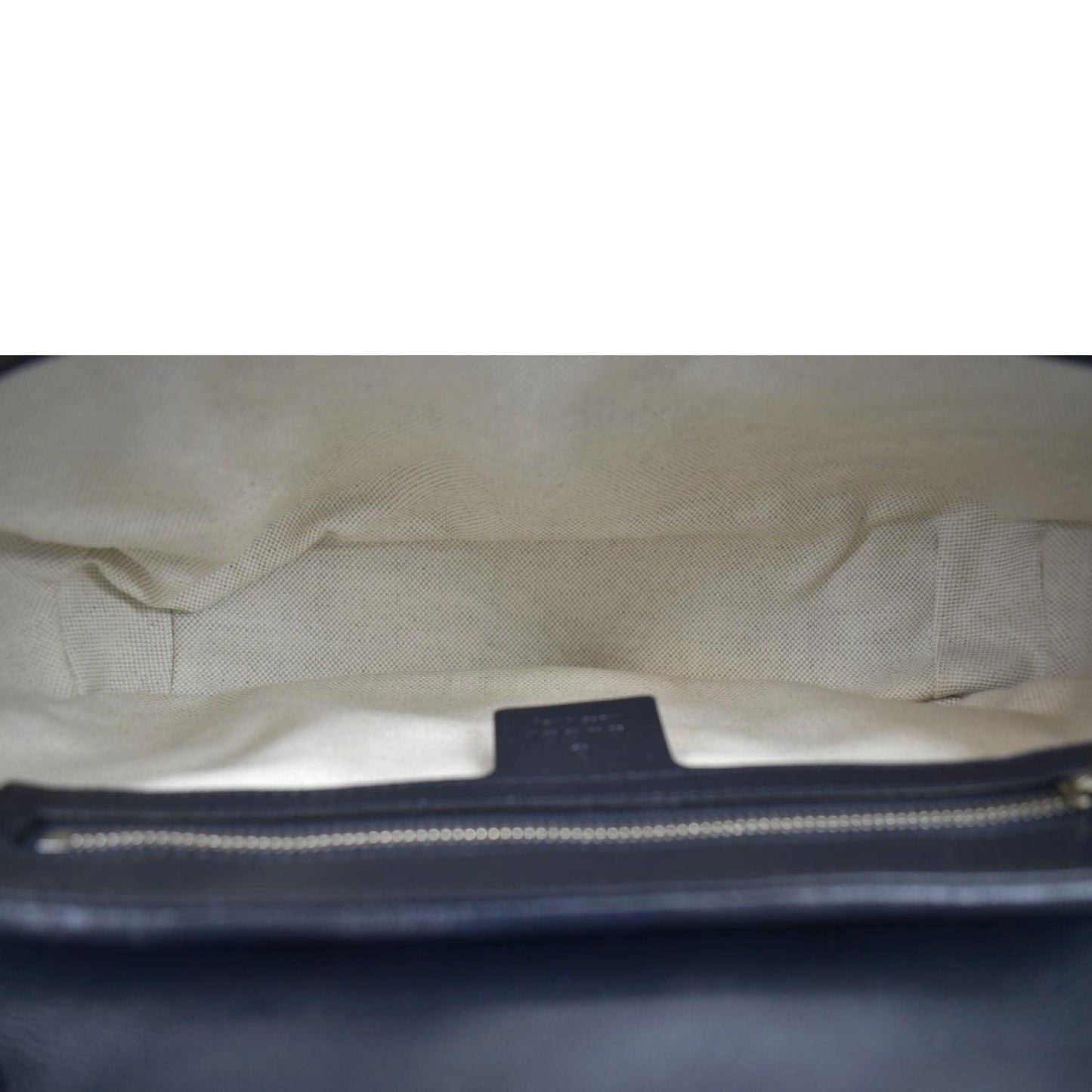 GUCCI GG Marmont Small Matelasse Canvas Shoulder Bag Blue 443497