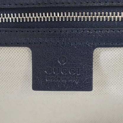 GUCCI GG Marmont Small Matelasse Canvas Shoulder Bag Blue 443497