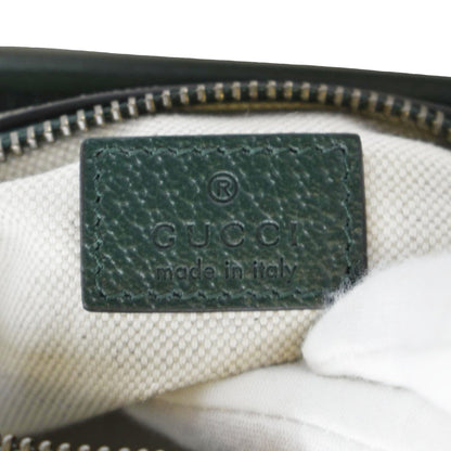 GUCCI Mini Quilted GG Supreme Canvas Crossbody Bag Green 751914