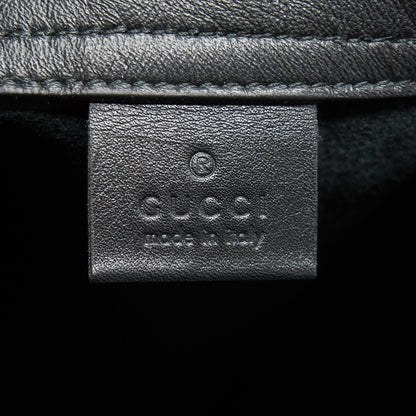 Gucci Logo Printed Drawstring Backpack Black