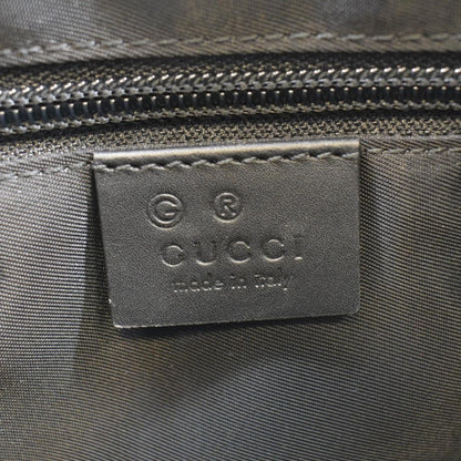 GUCCI Nylon Web Top Handle Shoulder Bag Black 630923