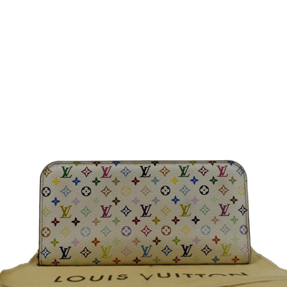 LOUIS VUITTON Insolite Multicolor Zippy Wallet White