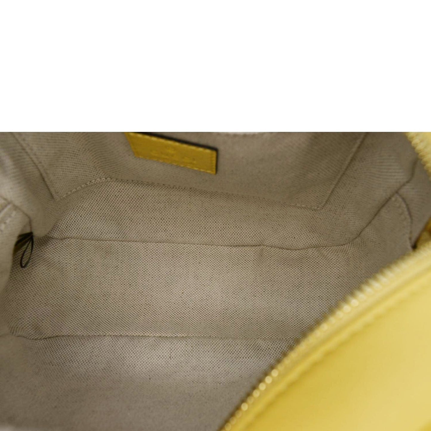 GUCCI Blondie Leather Camera  Crossbody Bag Yellow 742360