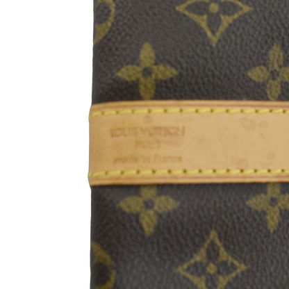 LOUIS VUITTON Keepall 60 Bandouliere Monogram Canvas Travel Bag Brown