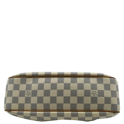 LOUIS VUITTON Siracusa PM Damier Azur Shoulder Bag White