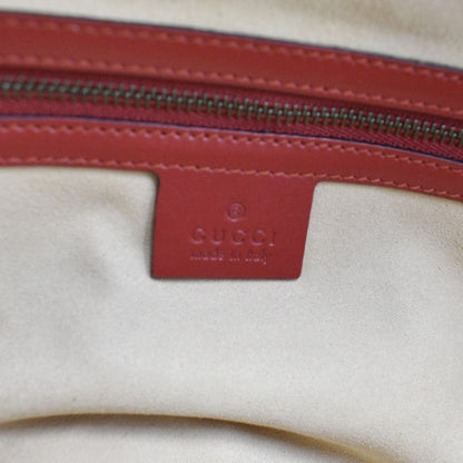 GUCCI Marmont Small Matelasse Leather Shoulder Bag Red 498100