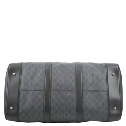 GUCCI Carry-on GG Supreme Canvas Duffle Bag Black 478323