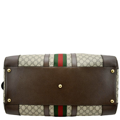 GUCCI Savoy Large GG Supreme Canvas Duffle Bag Beige 724612