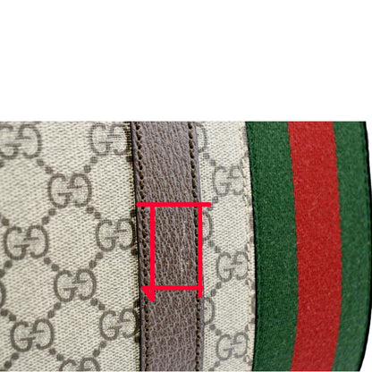 GUCCI Savoy Large GG Supreme Canvas Duffle Bag Beige 724612