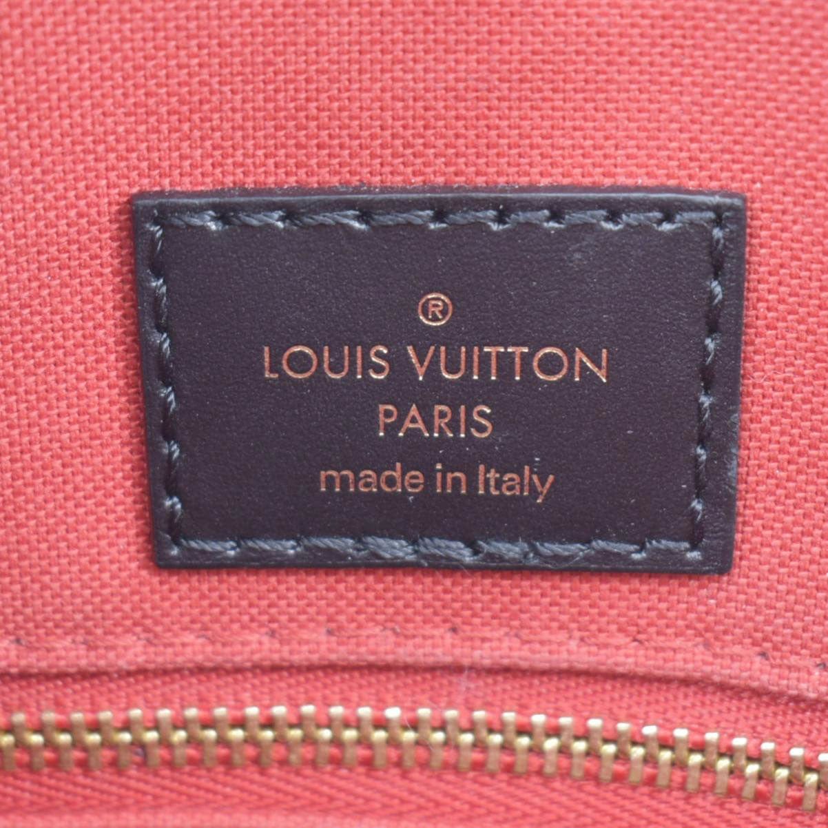 LOUIS VUITTON Onthego MM Giant Monogram Canvas Tote Shoulder Bag Brown