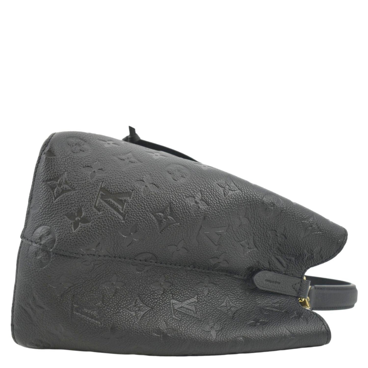 LOUIS VUITTON NeoNoe MM Monogram Empreinte Leather Shoulder Bag Black