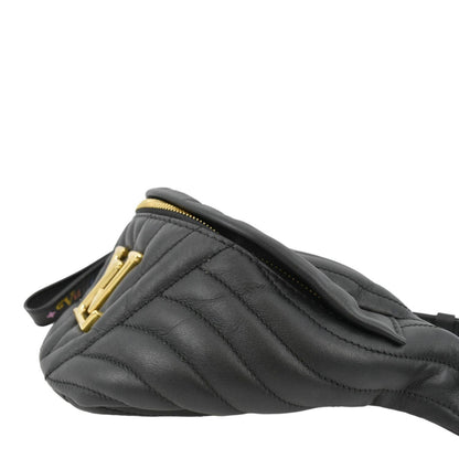 LOUIS VUITTON New Wave Quilted Leather Bumbag Black