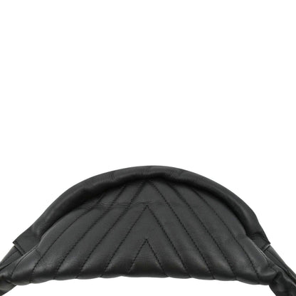 LOUIS VUITTON New Wave Quilted Leather Bumbag Black