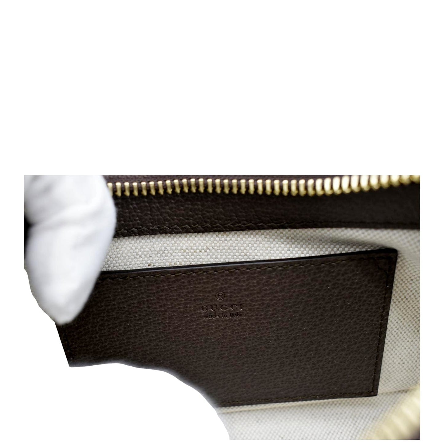 GUCCI Ophidia Mini GG Supreme Canvas Shoulder Bag Beige 764960