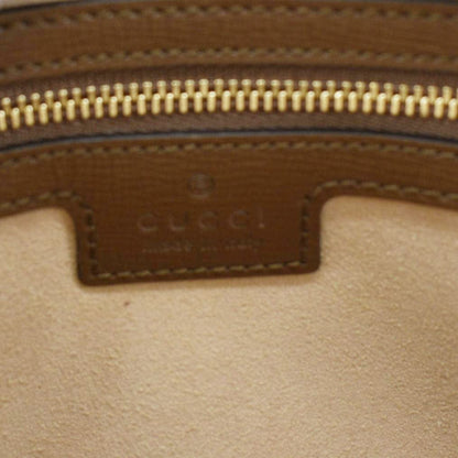 GUCCI Horsebit 1955 Small GG Supreme Canvas Shoulder Bag Beige 645454