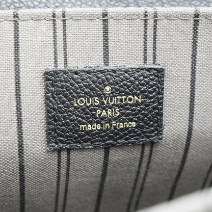 LOUIS VUITTON Metis Pochette Empreinte Leather Crossbody Bag Black