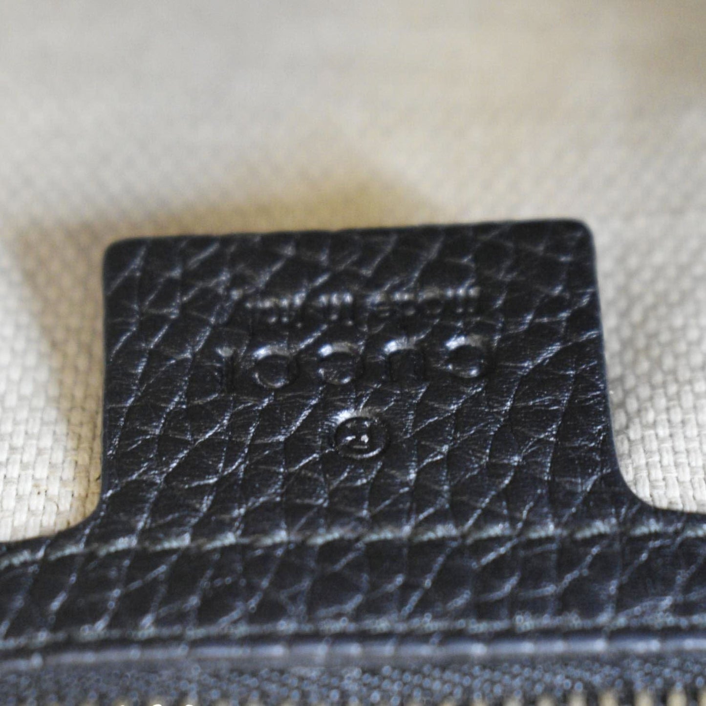 GUCCI Soho GG Flap Leather Chain Shoulder Bag Black 336752