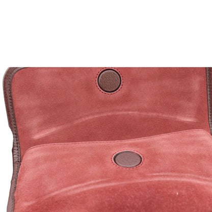 GUCCI Neo Vintage Suede Crossbody Bag Red 501050