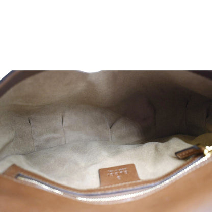 GUCCI Ophidia Small GG Canvas Messenger Bag Beige