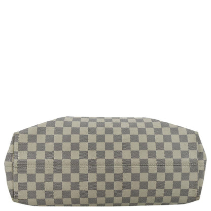 LOUIS VUITTON Graceful MM Damier Azur Shoulder Bag White
