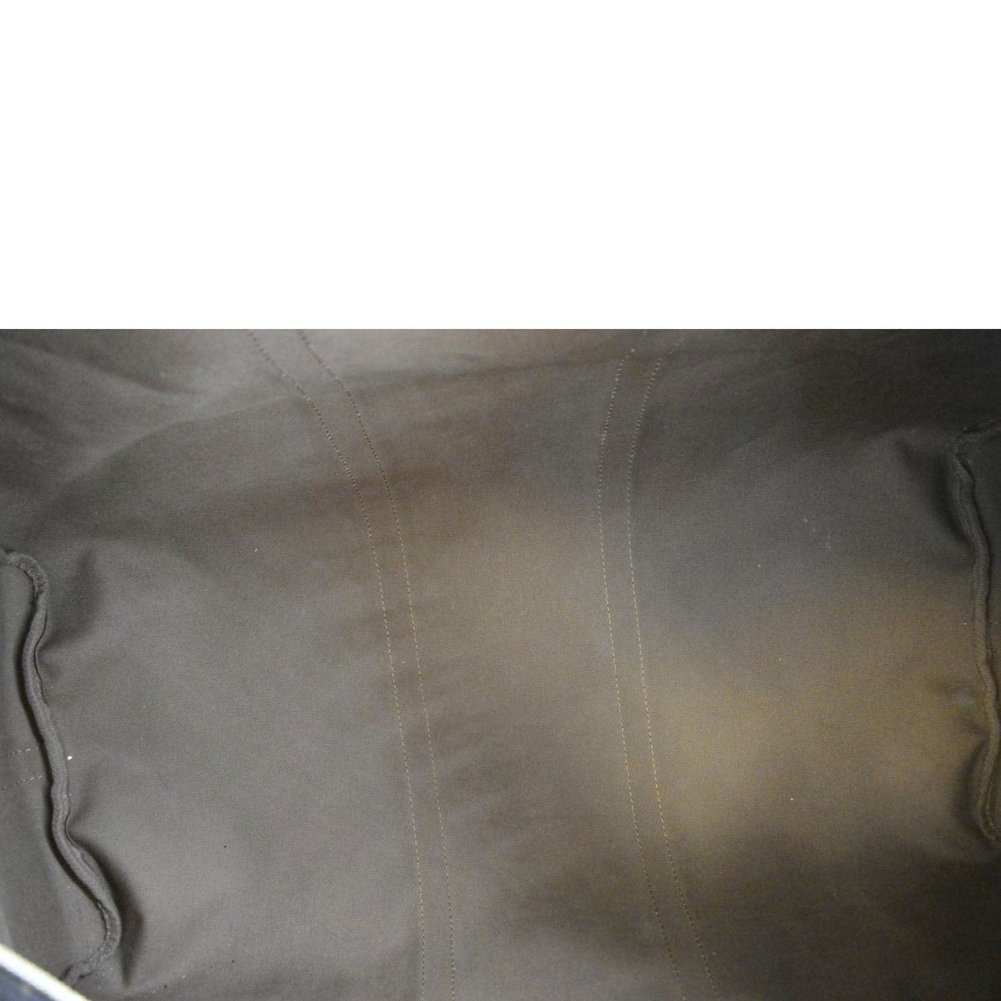 LOUIS VUITTON Keepall 60 Bandouliere Monogram Canvas Travel Bag Brown