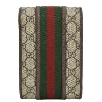 GUCCI Mini Ophidia New Acero GG Supreme Monogram Web Crossbody Bag Beige 625757