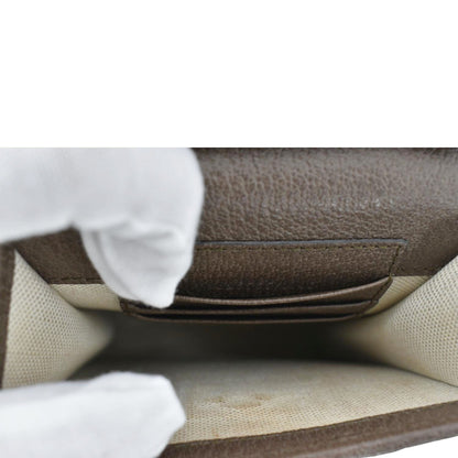 GUCCI Mini Ophidia New Acero GG Supreme Monogram Web Crossbody Bag Beige 625757