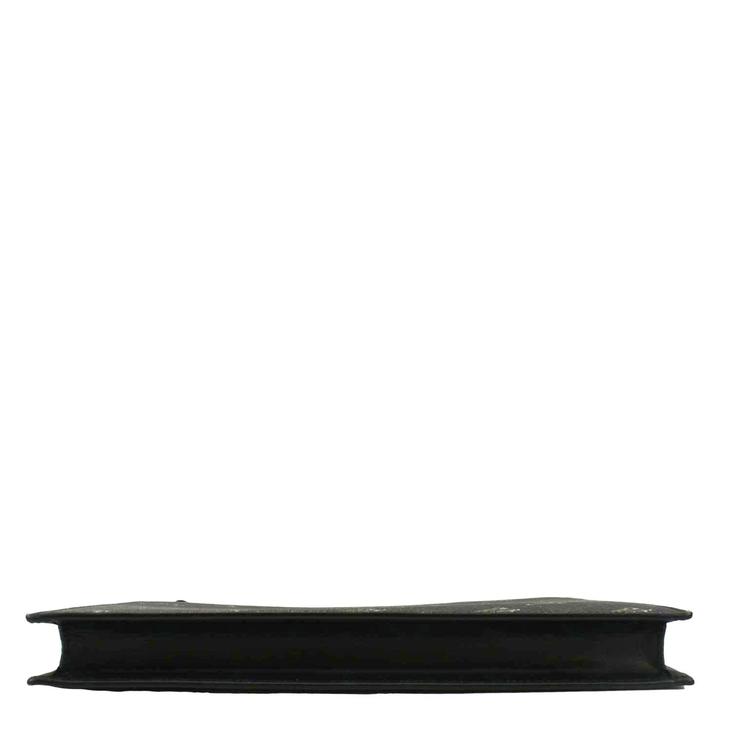 GUCCI Tiger Print GG Supreme Canvas Clutch Bag Black 575136