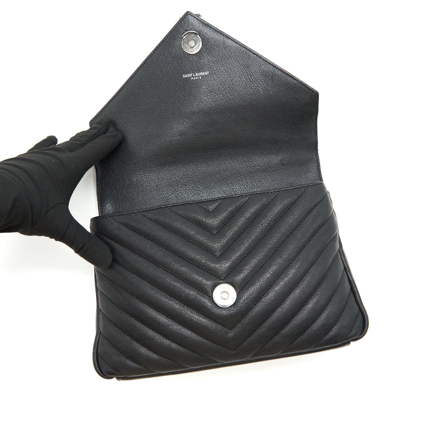 Saint Laurent / YSL Chevron Monogram Bag Limited Edition