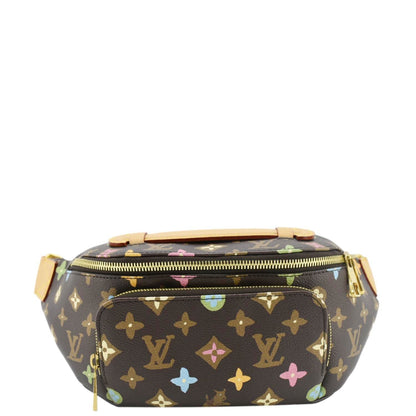 LOUIS VUITTON Rush Monogram Craggy Canvas Bumbag Chocolate