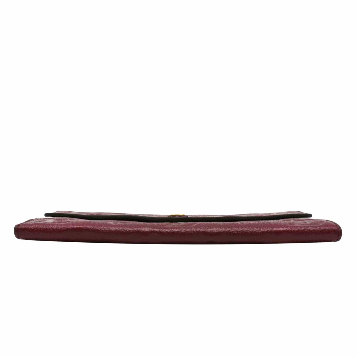 LOUIS VUITTON Sarah Monogram Empreinte Leather Wallet Aurore