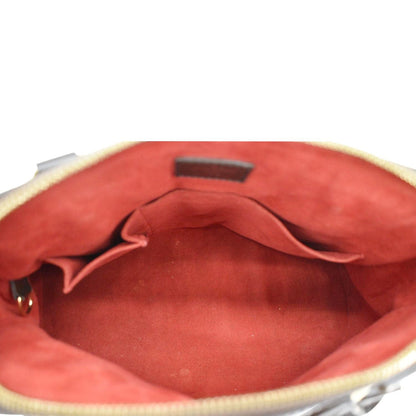 LOUIS VUITTON Trevi PM Damier Ebene Satchel Bag Brown
