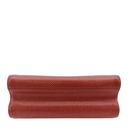 LOUIS VUITTON Twist MM Epi Leather Chain Shoulder Bag Red
