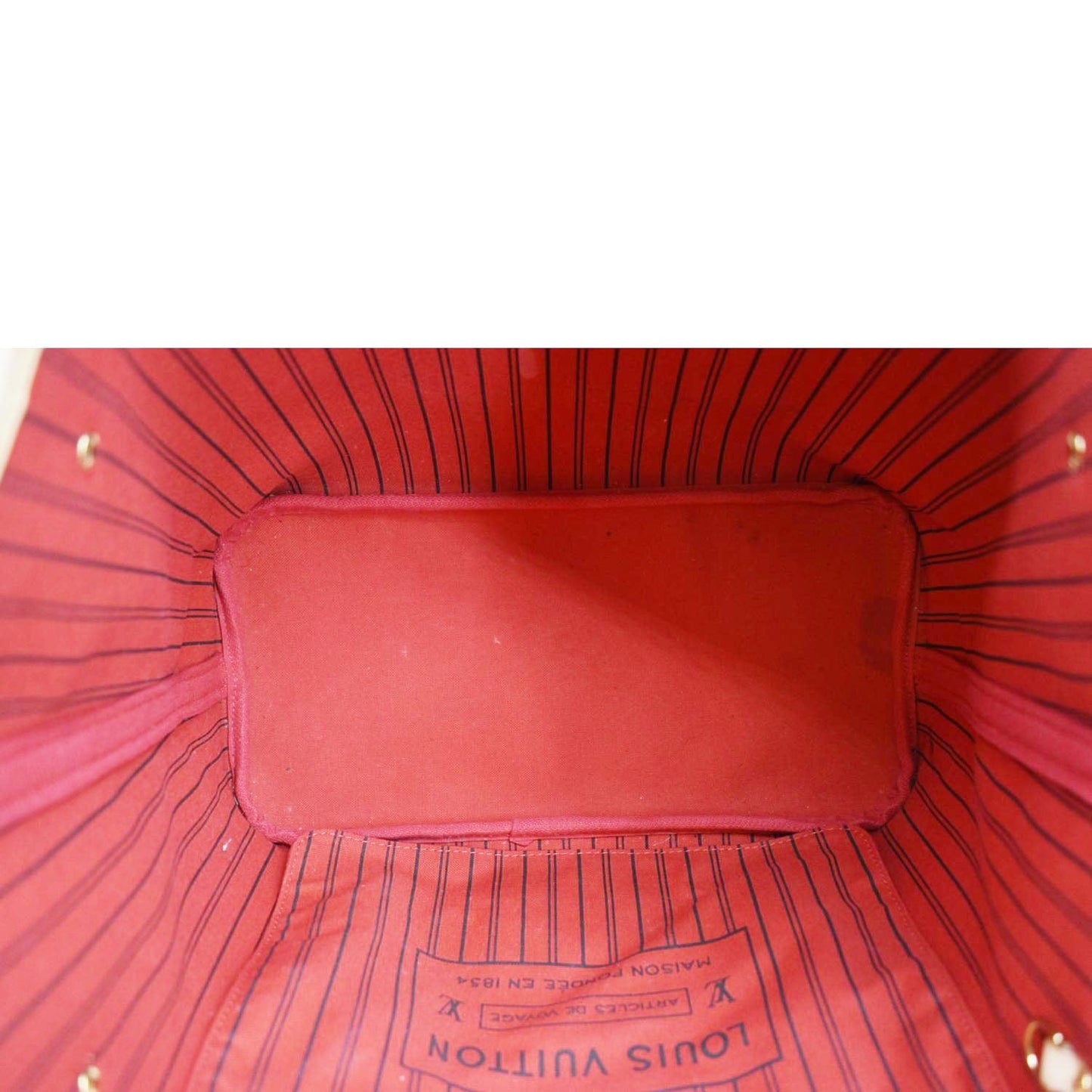 LOUIS VUITTON Neverfull MM Monogram Canvas Tote Bag Brown