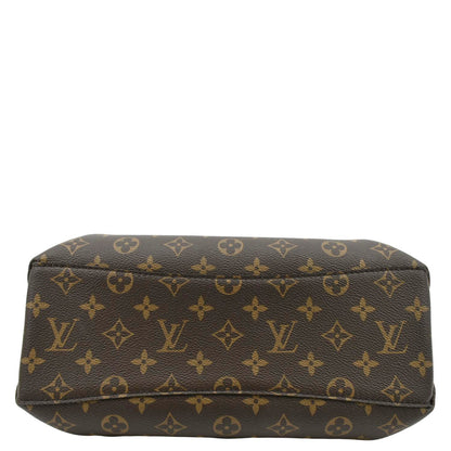 LOUIS VUITTON Rivoli PM Monogram Canvas Shoulder Bag Brown
