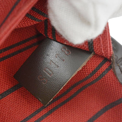 LOUIS VUITTON Neverfull MM Damier Ebene Shoulder Bag Brown