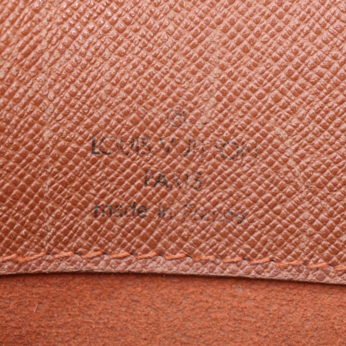 LOUIS VUITTON Musette Salsa GM Damier Ebene Crossbody Bag Brown