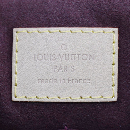 LOUIS VUITTON Soufflot MM Monogram Canvas Shoulder Bag Brown