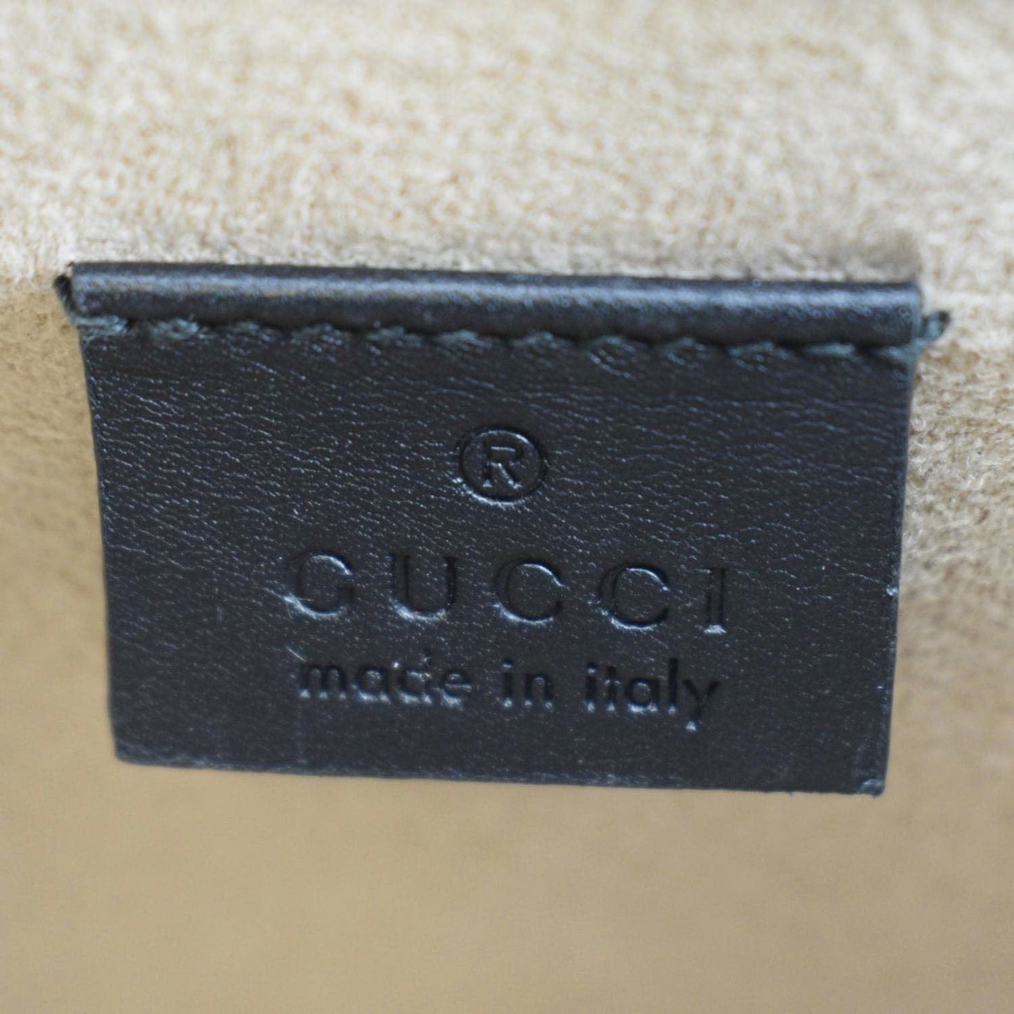 GUCCI Ogilide GG Supreme Canvas Shoulder Bag Gold 500781