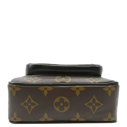 LOUIS VUITTON Christopher Monogram Canvas Crossbody Bag Black