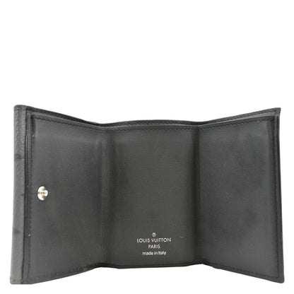 LOUIS VUITTON Discovery Monogram Eclipse Tri-Fold Wallet Grey