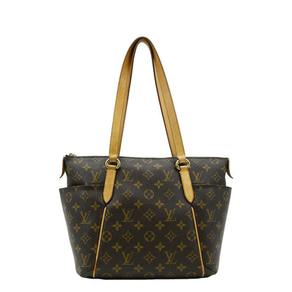 LOUIS VUITTON Totally PM Monogram Canvas Shoulder Tote Bag Brown