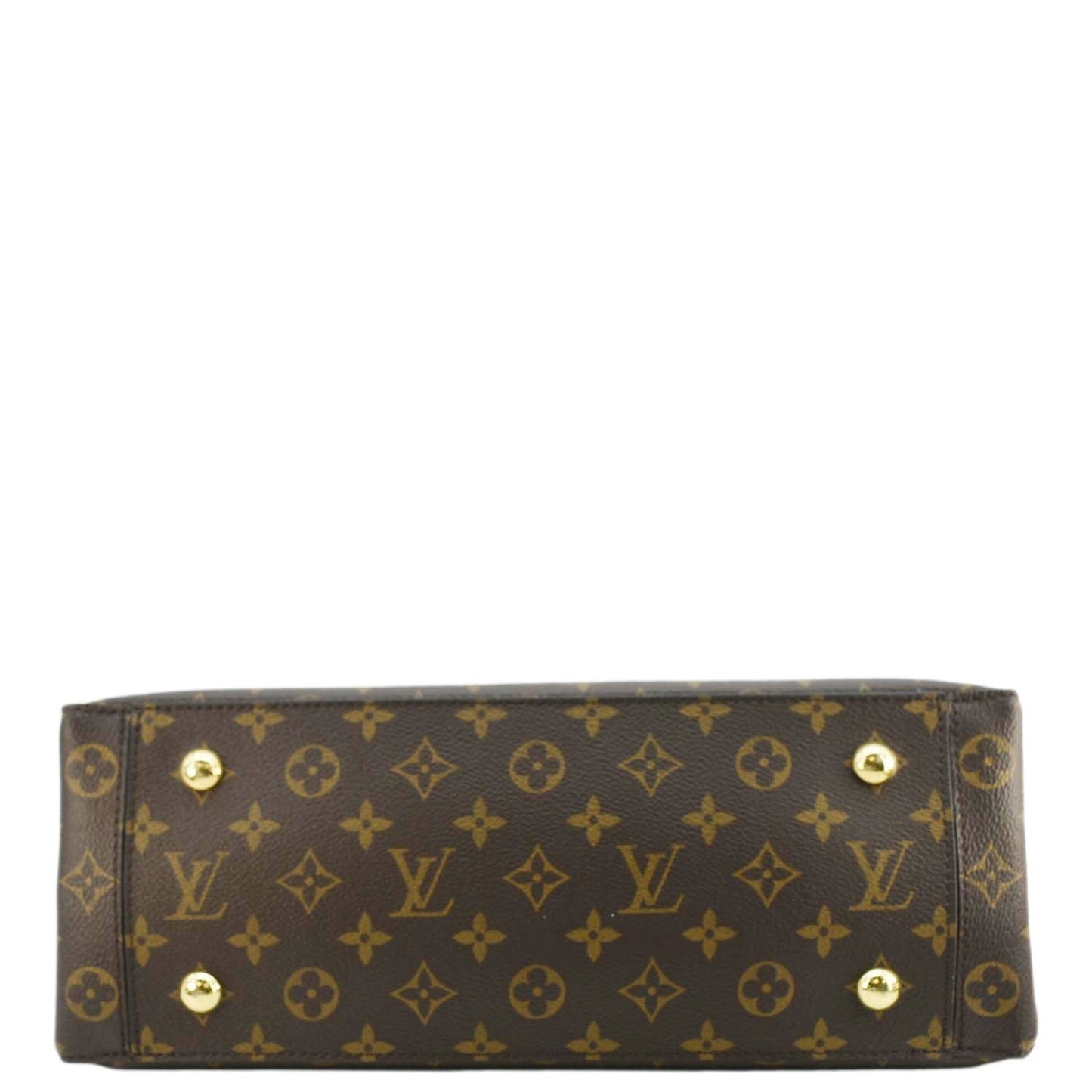 LOUIS VUITTON Flower Monogram Canvas Tote Shoulder Bag Cerise