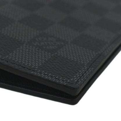 LOUIS VUITTON James Damier Graphite Canvas Wallet Black