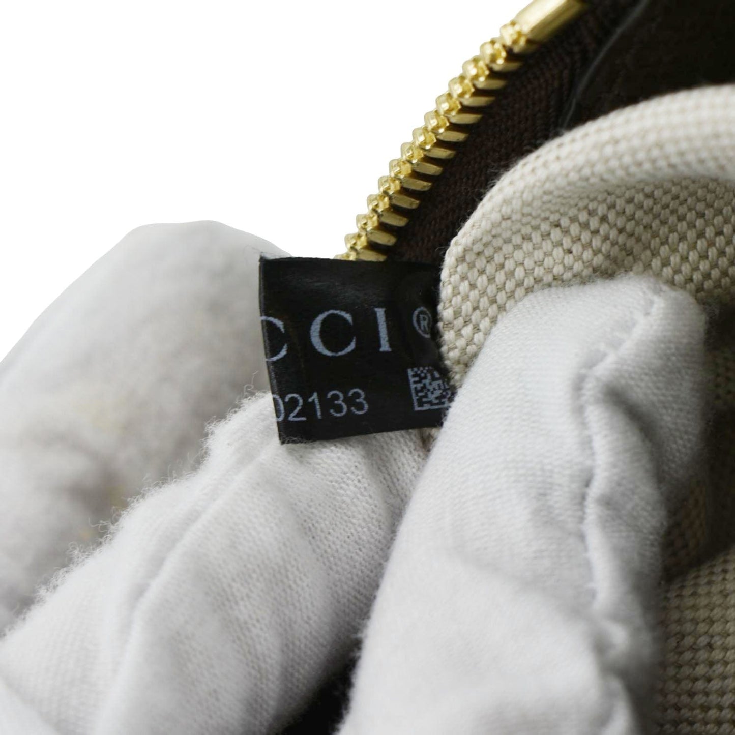 GUCCI Dollar Ophidia Web Small GG Supreme Monogram Canvas New Acero Shoulder Bag Beige 735132
