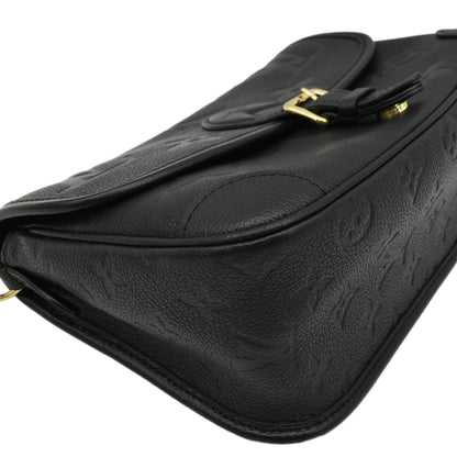 LOUIS VUITTON  Diane Empreinte Leather Crossbody Bag Black